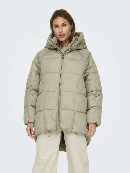ONLY Beigefarbene Damen-Winter-Steppjacke ONLY Asta