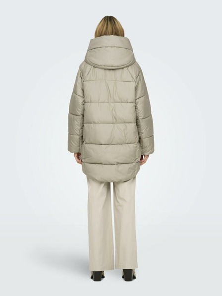 ONLY Beigefarbene Damen-Winter-Steppjacke ONLY Asta