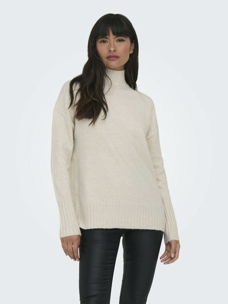 ONLY Cremefarbener ONLY Gabriel-Pullover für Frauen