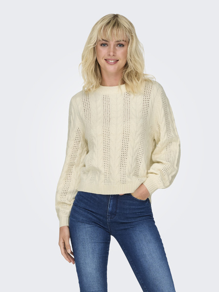 ONLY ONLY Rubina Creme Damen Pullover