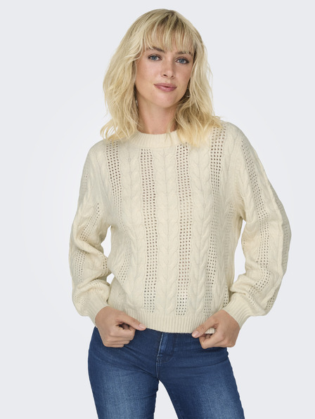 ONLY ONLY Rubina Creme Damen Pullover