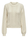 ONLY ONLY Rubina Creme Damen Pullover