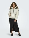ONLY Cremefarbener Damen-Winter-Steppmantel ONLY Fever