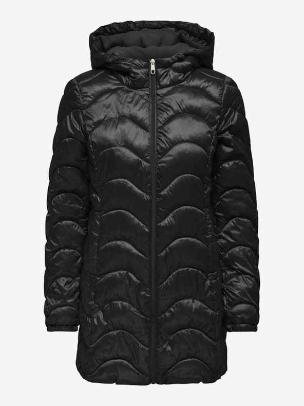 ONLY Schwarzer Damen Winter Steppmantel ONLY Vega
