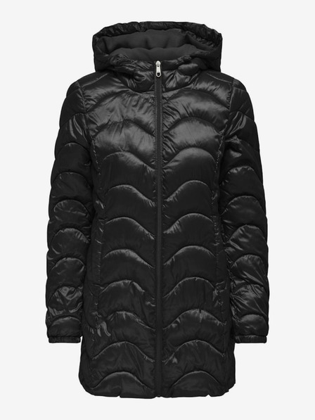 ONLY Schwarzer Damen Winter Steppmantel ONLY Vega