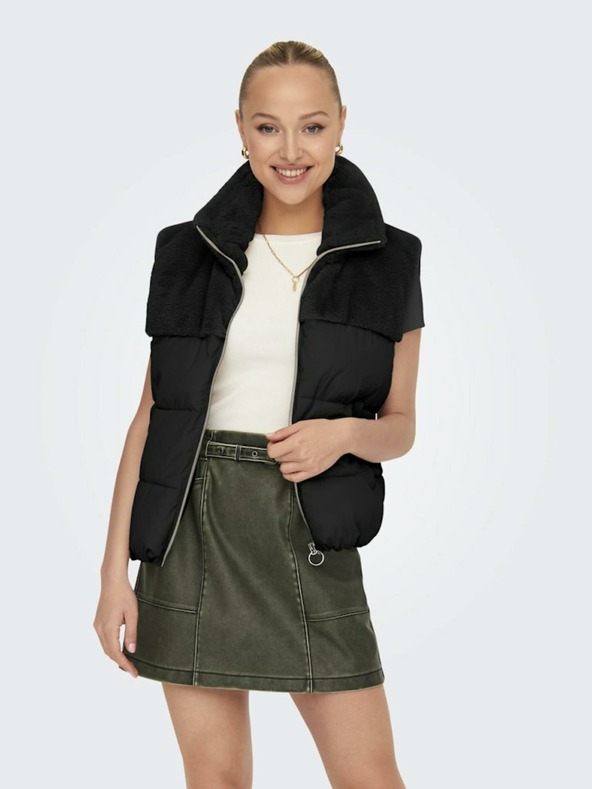 ONLY Schwarze Damen Steppweste ONLY Wanja