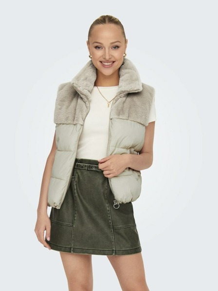 ONLY Beige Damen ONLY Wanja Steppweste