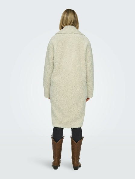 ONLY Cremefarbener Damen-Wintermantel ONLY Catalina