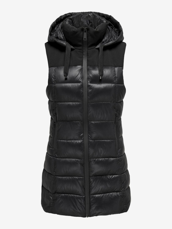 ONLY Schwarze ONLY Sophie Steppweste für Damen