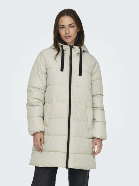 ONLY Beige Damen-Winter-Steppmantel ONLY Clair