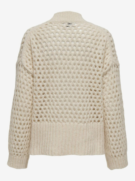 ONLY Cremefarbener ONLY Billie-Pullover für Damen