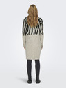 ONLY Schwarz-beige Damenstrickjacke ONLY Jade