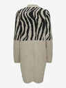 ONLY Schwarz-beige Damenstrickjacke ONLY Jade