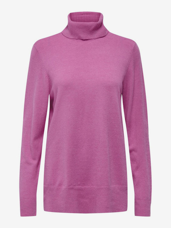 ONLY Rosa Damen-Rollkragenpullover ONLY Ibi