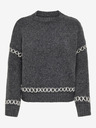 ONLY Dunkelgrauer Damen Pullover ONLY Amanda