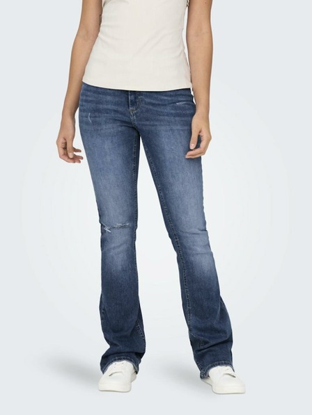 ONLY Blaue Damenjeans mit ausgestellter Passform ONLY Blush