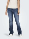 ONLY Blaue Damenjeans mit ausgestellter Passform ONLY Blush
