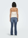 ONLY Blaue Damenjeans mit ausgestellter Passform ONLY Blush