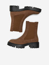 ONLY Braune Veloursleder-Chelsea-Stiefel ONLY Betty-1