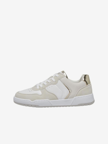 ONLY Weiße und beigefarbene Damen-Sneakers ONLY Swift-1