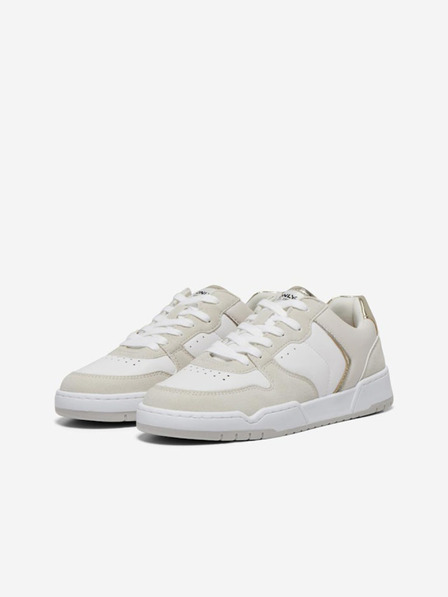 ONLY Weiße und beigefarbene Damen-Sneakers ONLY Swift-1