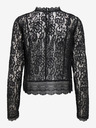 ONLY Schwarze Damen-Spitzenbluse ONLY New Karo