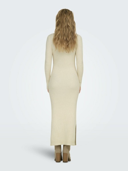 ONLY Beigefarbenes Damen-Pulloverkleid ONLY Katia
