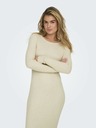 ONLY Beigefarbenes Damen-Pulloverkleid ONLY Katia