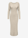 ONLY Beigefarbenes Damen-Pulloverkleid ONLY Katia