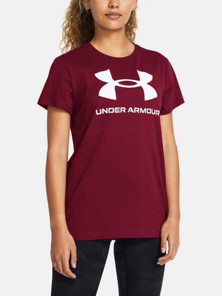 Under Armour Under Armour Frauen UA Rival Logo T-Shirt SS-RED