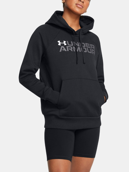 Under Armour Under Armour Rival Fleece Kapuzenpullover mit Wortmarke für Frauen