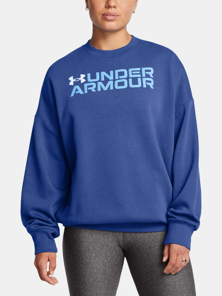 Under Armour Damen Under Armour Rival Fleece WortmarkeOS Crew-BLU