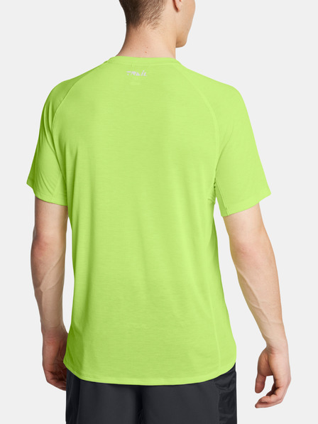 Under Armour Herren Under Armour UA TRAIL RUN SHORTSLEEVE-GRN T-Shirt