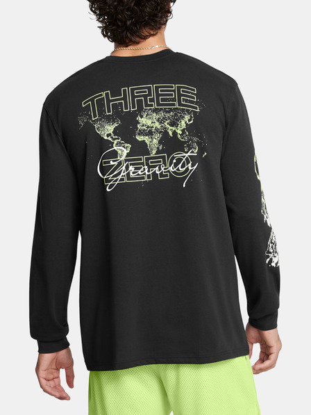 Under Armour Herren T-Shirt Under Armour Curry HW Verbiage LS Tee-BLK