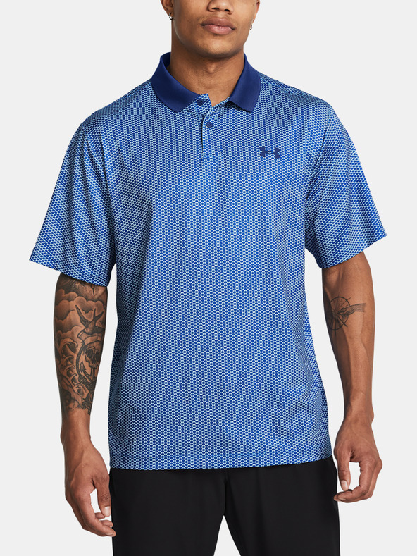 Under Armour Under Armour UA Matchplay bedrucktes Herren-Polo-BLU