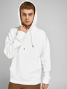 Jack & Jones Weißer Basic-Kapuzenpullover für Herren Jack & Jones Star