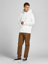 Jack & Jones Weißer Basic-Kapuzenpullover für Herren Jack & Jones Star