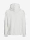 Jack & Jones Weißer Basic-Kapuzenpullover für Herren Jack & Jones Star
