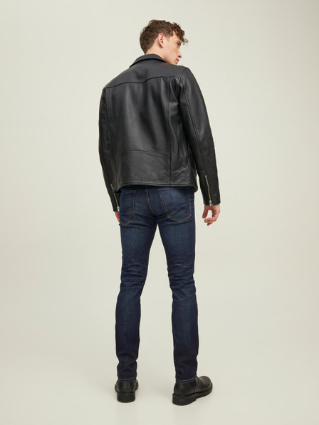 Jack & Jones Dunkelblaue Herrenjeans mit schmaler Passform Jack & Jones Glenn