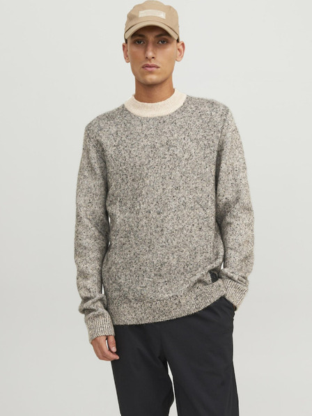 Jack & Jones Jack & Jones Space Herren Pullover Beige