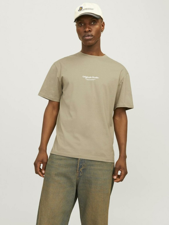 Jack & Jones Jack & Jones Vesterbro Beige Herrenhemd