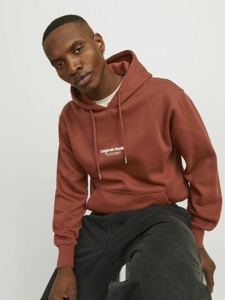 Jack & Jones Brauner Jack & Jones Kapuzenpullover für Männer