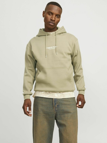Jack & Jones Beige Jack & Jones Herren-Kapuzenpullover JORVESTERBRO