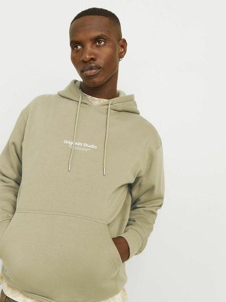 Jack & Jones Beige Jack & Jones Herren-Kapuzenpullover JORVESTERBRO