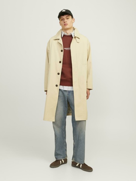 Jack & Jones Brauner Jack & Jones JORVESTERBRO Herren-Kapuzenpullover