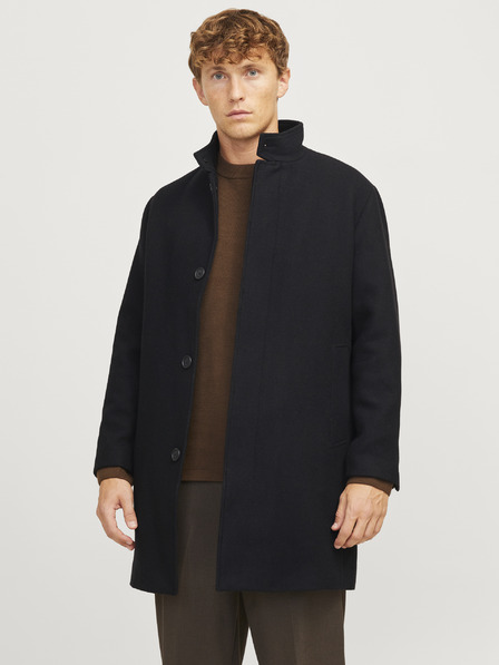 Jack & Jones Schwarzer Jack & Jones Herren Mantel Wilson