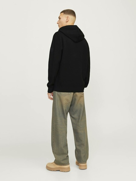 Jack & Jones Schwarzer Jack & Jones Aero Pullover mit Kapuze für Herren