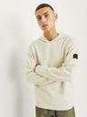 Jack & Jones Cremefarbener Jack & Jones Aero-Kapuzenpullover für Herren