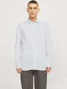Jack & Jones Weiß-blau gestreiftes Herrenhemd Jack & Jones Bushwick