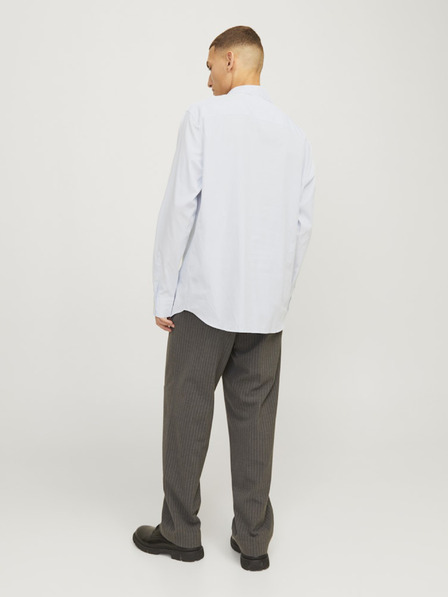 Jack & Jones Weiß-blau gestreiftes Herrenhemd Jack & Jones Bushwick